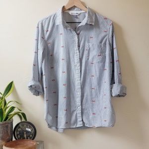 Old Navy chambray button down (L)